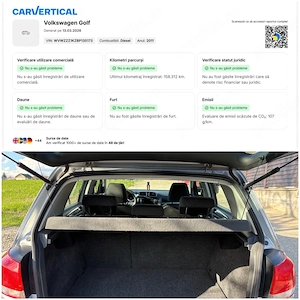 Golf 6 2011, 1.6 diesel euro 5, 162.500 km reali  - imagine 6