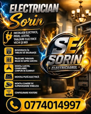 Electrician Sorin   Instalații Electrice, Prize, Lustre, Tablouri electrice vechi și noi 