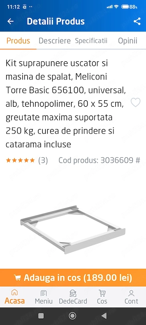 Kit de suprapuse uscător 