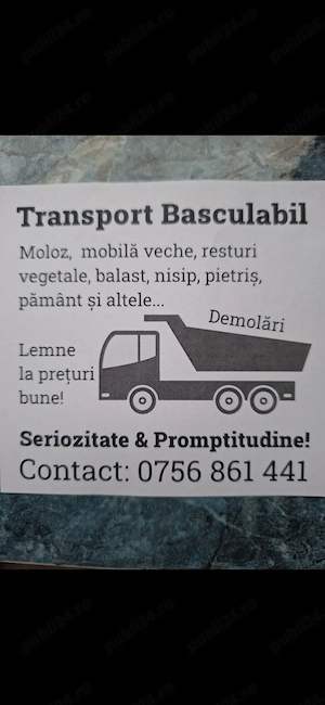 Transport diverse sau basculabil