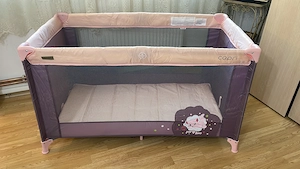 Pătuț pliabil Chipolino Capri+saltea cocos Comfort