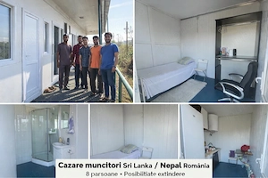 Cazare muncitori Nepal Siri lanka Ro Chiajna A1 Centura 