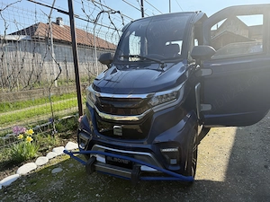 Motociclu electric Elbons, albastru cu 2 locuri 