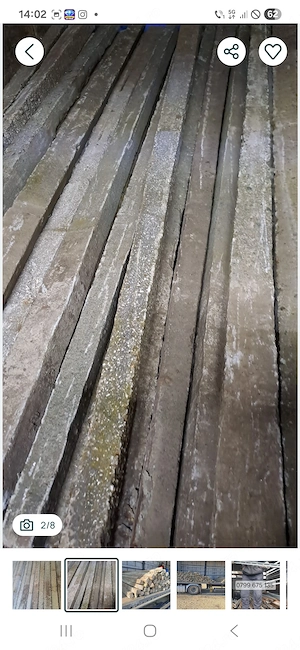 16bucati Spalieri beton vie sau gard la 2.4m