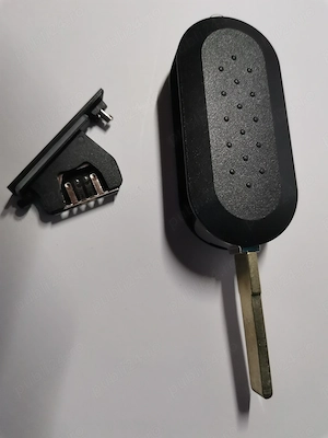 Carcasa cheie briceag 3 butoane Fiat 500 Citroen Peugeot Boxer - imagine 5