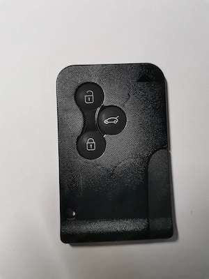 Carcasă cheie compatibilă Renault Megane II, 3 butoane, cu lamelă metalică