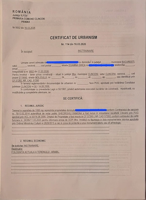 Teren intravilan de vânzare   Clinceni, Ilfov 35000  - imagine 5