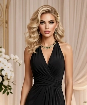 Rochie lunga, neagră, S, de ocazie