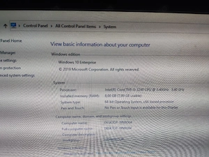 Calculator HP Pro 3500 i3-3240