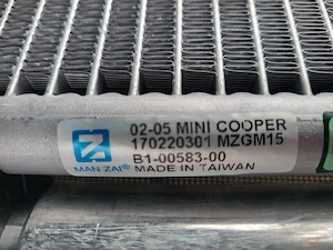 Radiator AC Condensator Mini Cooper 2002-2005 NOU | Cu Uscator | Man Zai  - imagine 5