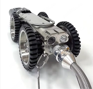 Robot Profesional Inspectie Conducte CCTV 150 m + Raport Panta, Limba Română - imagine 4