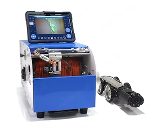 Robot Profesional Inspectie Conducte CCTV 150 m + Raport Panta, Limba Română - imagine 2