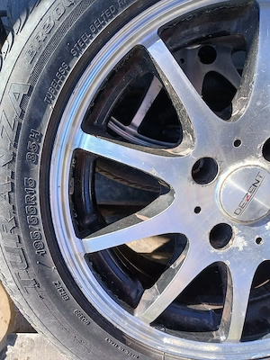 Vând set 4 jante DEZENT + cauciuc pret negociabil - imagine 4