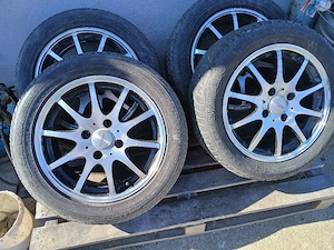 Vând set 4 jante DEZENT + cauciuc pret negociabil