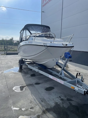 Barca Quiksilver 555 cm + motor 115 CP + peridoc - imagine 2
