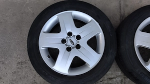 Jante otel  5X108+capace+anvelope vara SEMPERIT 205 55 16, FORD FOCUS, MONDEO, C MAX, S MAX - imagine 5