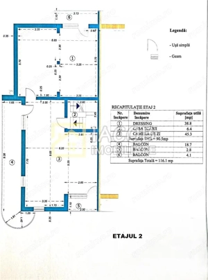 1 2 Duplex  S+D+P+2E, 455 mp in zona centrala a mun. Bacau - imagine 15