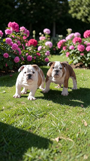 Bulldog englez cu pedigree  - imagine 3