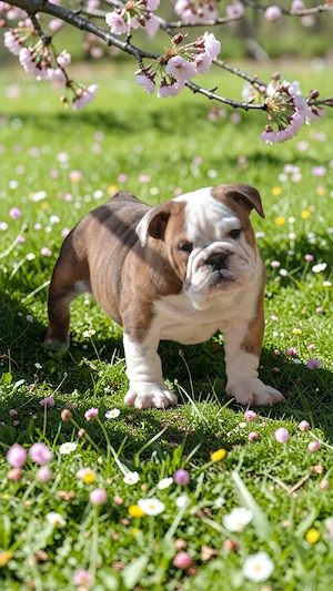 Bulldog englez cu pedigree 