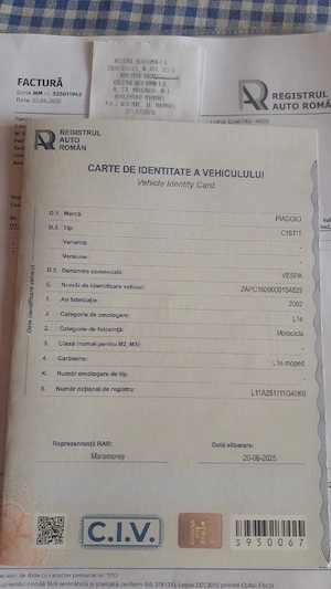 Scuter Piaggio Vespa ET2 RETRO  - imagine 3