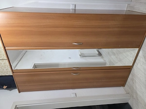 Șifonier 3 uși cu oglindă 135,6 x 60 x 202,3