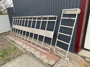 Portbagaj + scară Mercedes sprinter, Vw Crafter 2006-2024, maxi - imagine 2