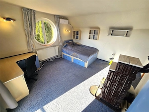  Domeniu privat la Padurea Noroieni | Vila D + P + M cu 9 camere | Curte, foisor, jacuzzi - imagine 11
