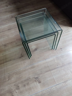 Vand set 3 masute sticla - imagine 3