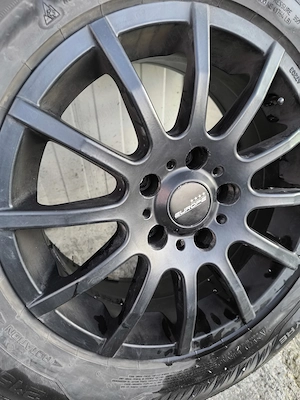 Jante aliaj 16" + cauciucuri iarna Uniroyal 215/70/R16 - imagine 2