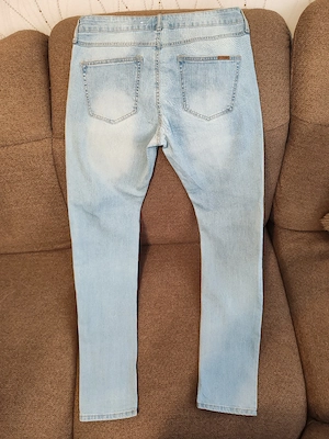 Blugi Mango Slim Fit   Albastru Deschis (Noi, fără etichetă) - imagine 2