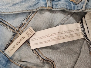 Blugi Mango Slim Fit   Albastru Deschis (Noi, fără etichetă) - imagine 3