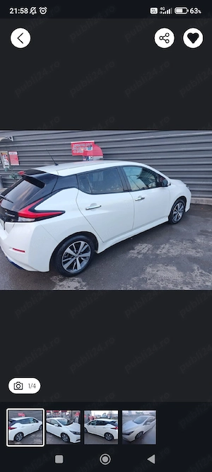 nissan leaf  2019 electrica  - imagine 5