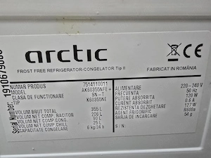 Combina frigorifica Arctic AK60355NFE+, 321 l, Clasa A+, Full No Frost (frigider + congelator) 201cm - imagine 5