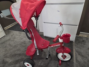 Tricicleta pentru copii Radio Flyer rosu, multifunctionala 4 in 1