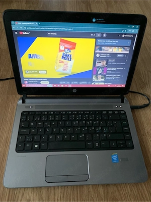 Laptop Hp ProBook Slim intel core i3,Display 14 led,Windows 10 Pro,SSD 130gb memorie,8gb ram,perfect