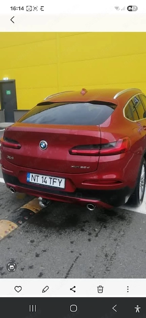 vând BMW x4 2020 mild hibrid diesel  ,45.500 km - imagine 3