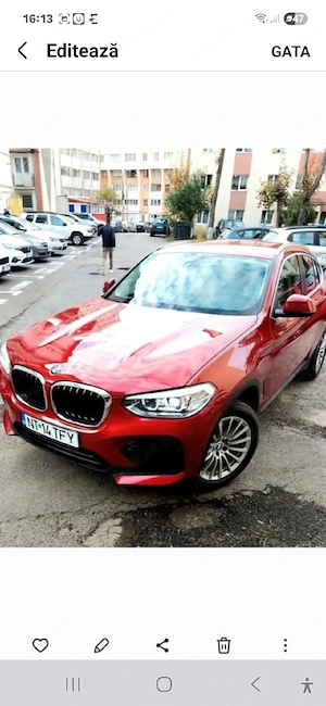 vând BMW x4 2020 mild hibrid diesel  ,45.500 km - imagine 5