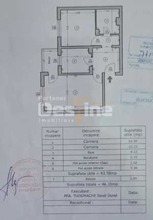APARTAMENT 2 camere  decomandat, DACIA, 104.990 EURO - imagine 11