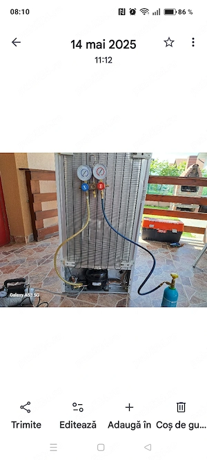 Reparații frigidere la domiciliu.