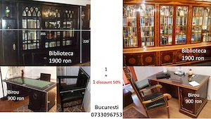 Vand mobilier - unicat, colectie din lemn masiv - 1 + 1 discount 50%