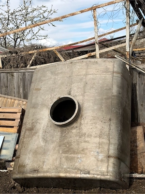 Bazin aluminium alimentar 1600L