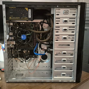 Unitate PC Intel i3 8100   8GB DDR4   512GB SSD + 1TB HDD   DVDRW  sursa 600W