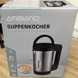 Aparat supa Ambiano(Soup Maker) 1.6L- blender+fierbere,6 programe