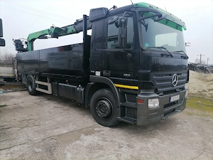 Vindem Mercedes Benz Actros 1832 cu macara Palfinger 15001L - imagine 3