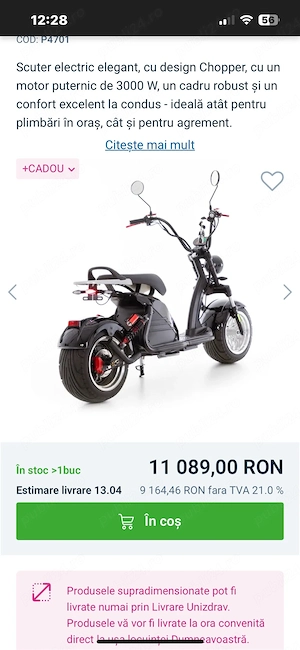 chooper electric la jumate de pret - imagine 2