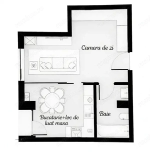 Apartament cu o cameră  finisat , 37 mp,   Gheorgheni – Str. Sopor - imagine 6
