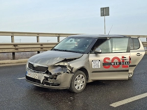 Skoda Fabia 2 - 1.4 Benzină + GPL Avariata - imagine 3