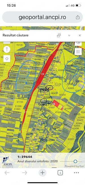 2000 m2 teren agricol Încă alte trei parcele