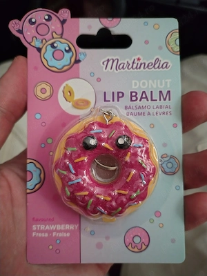 Martinelia World Donut Balsam de buze pentru Copii Capsune