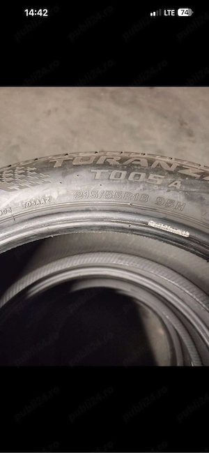 anvelope vara Bridgestone 215/55/18 - imagine 2